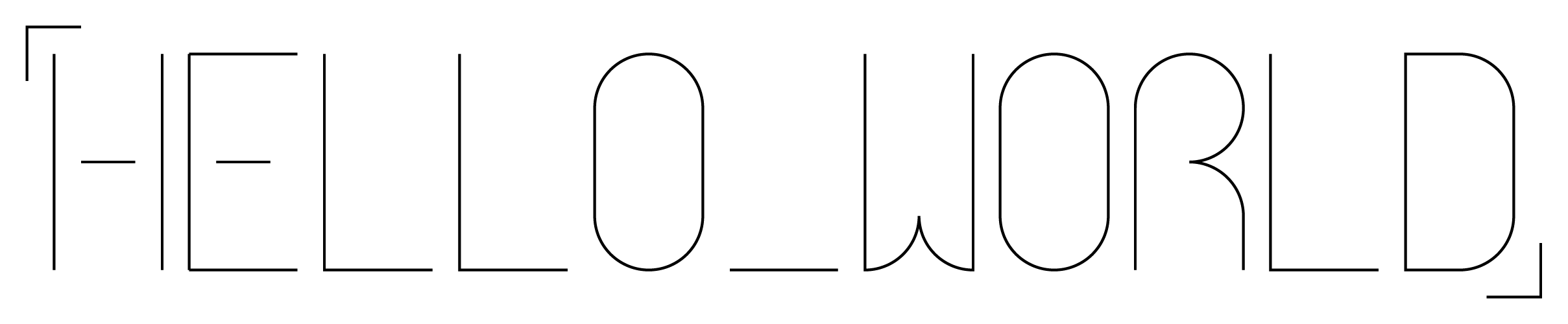 ENG-MARS — a Single Line Typeface for Engraving